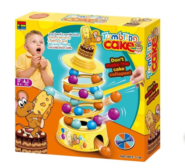 Tumbling cake - balance spil for hele familien