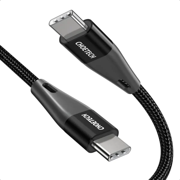 Choetech USB-C - USB-C PD kabel, 60W, 1,2 m, sort - perfekt til hurtig opladning