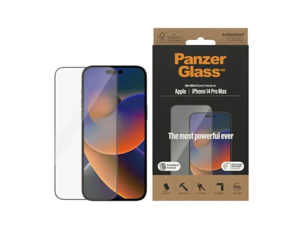 PanzerGlass iPhone 14 Pro Max UWF Privacy AB w. Applicator