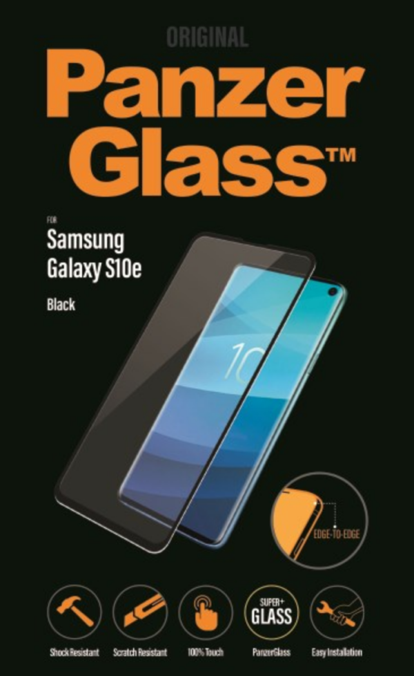 PanzerGlass Samsung Galaxy S10e - Sort