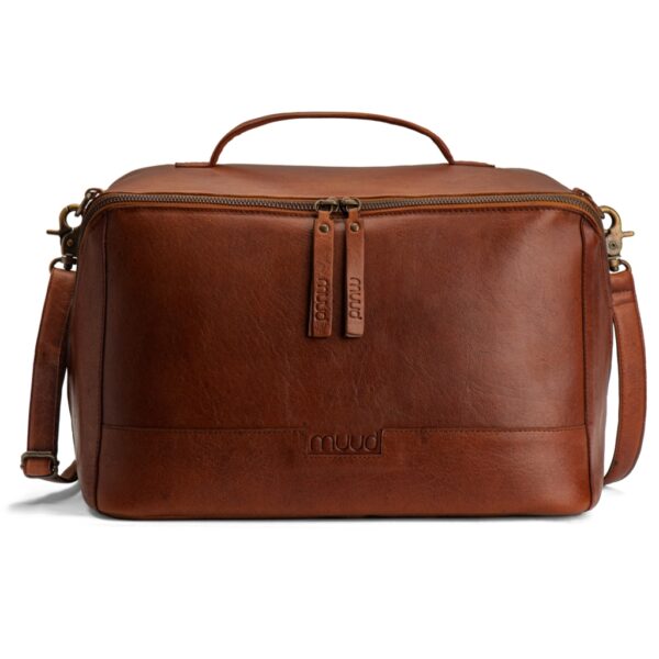 muud Cleo XL, all-in-one taske, læder, Rich Brown