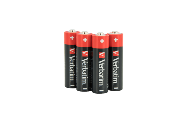 Verbatim Alkaline AA batteri LR6, 4 pk.