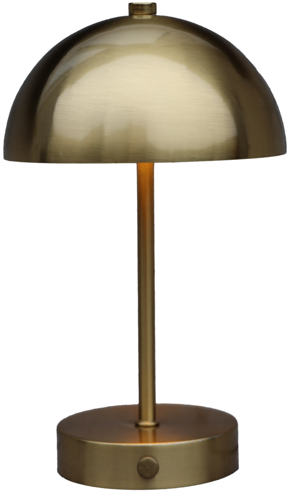 Bordlampe m/touch, messing