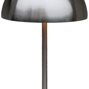 Bordlampe m/touch, børstet stål