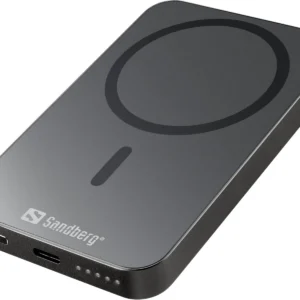 Sandberg Magnetisk Trådløs Powerbank 5000 ALU