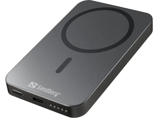 Sandberg Magnetisk Trådløs Powerbank 5000 ALU