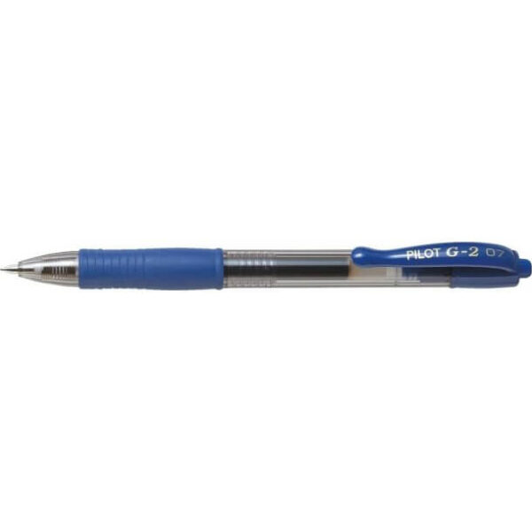 Pilot Gelpen m/klik G-2 0,7 blå - 12 stk