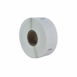 Dymo LW paper label, Komptaibel, 25 mm x 54 mm, 500 stk, Sort på hvid