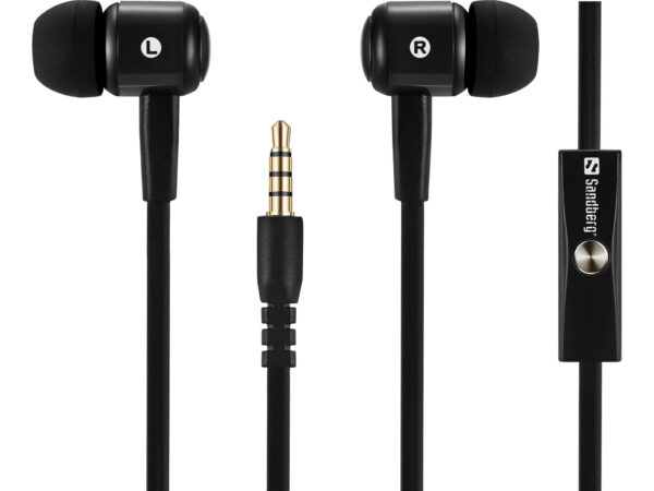 Sandberg Speakn Go In-Earset, Sort