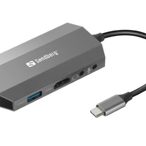 Sandberg USB-C 6in1 Travel Dock