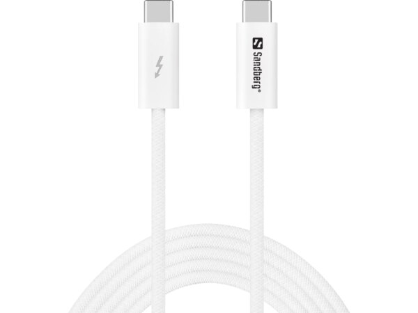 Sandberg USB-C>C kabel USB4 240W+40Gbps, 2M