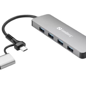 Sandberg USB-C/A to 4xUSB 3.0 Hub