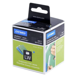 Dymo Label Suspens File 12x50 hvid
