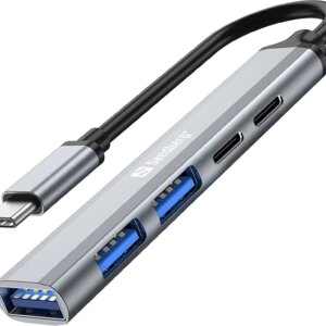 Sandberg USB-C to 3xUSB-A+2xUSB-C SAVER