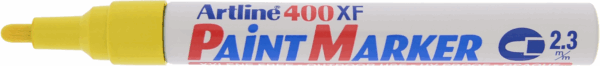 Artline Marker 400XF Paint Gul, 12 stk