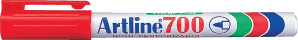 Artline Marker 700 Permanent 0.7 Rød, 12 stk