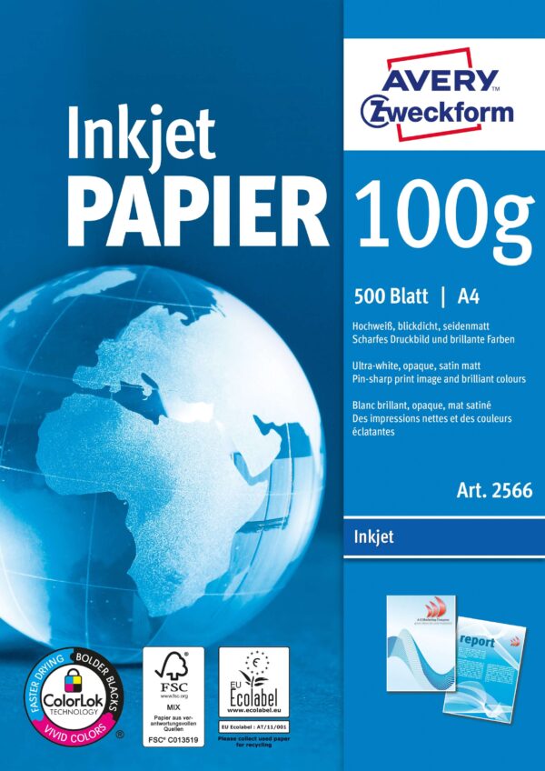 Avery inkjet papir A4, 100 g (500)