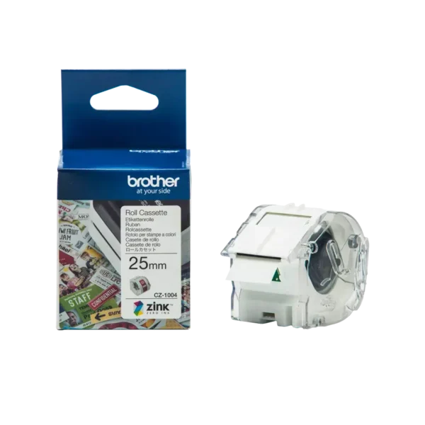 Brother CZ-1004 tape hvid 25 mm x 5 m