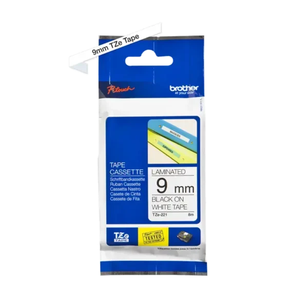 Brother TZe tape 9 mm x 8 m black / white