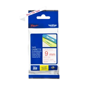 Brother TZe tape 9 mm x 8 m red / white