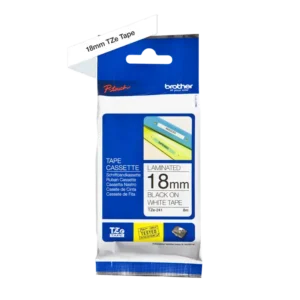 Brother TZe tape 18 mm x 8 m black / white