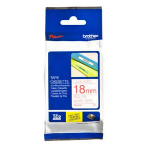 Brother TZe tape 18 mm x 8 m red / white