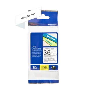 Brother TZe tape 36 mm x 8 m black / white