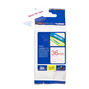 Brother TZe tape 36 mm x 8 m red / white
