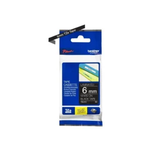 Brother TZe tape 6 mm x 8 m white / black