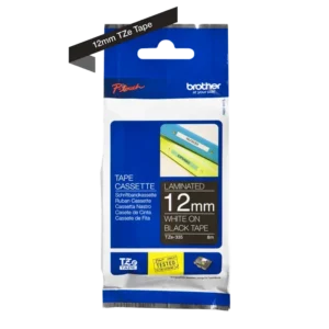 Brother TZe tape 12 mm x 8 m white / black