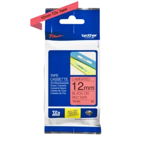 Brother TZe tape 12 mm x 8 m black / red