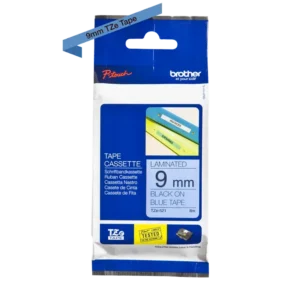Brother TZe tape 9 mm x 8 m black / blue