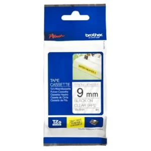 Brother TZeS tape 9 mm x 8 m strong black / clear