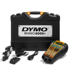 LabelMaker Rhino 6000 Labelprinter, Håndholdt Kuffertsæt