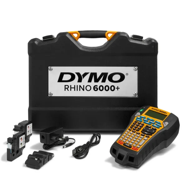 LabelMaker Rhino 6000 Labelprinter, Håndholdt Kuffertsæt