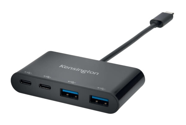 Kensington Hub CH1000 USB-C 4-Port Hub, sort