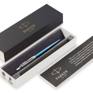 Parker Kuglepen Jotter Waterloo Blue CT, M, blå, æske