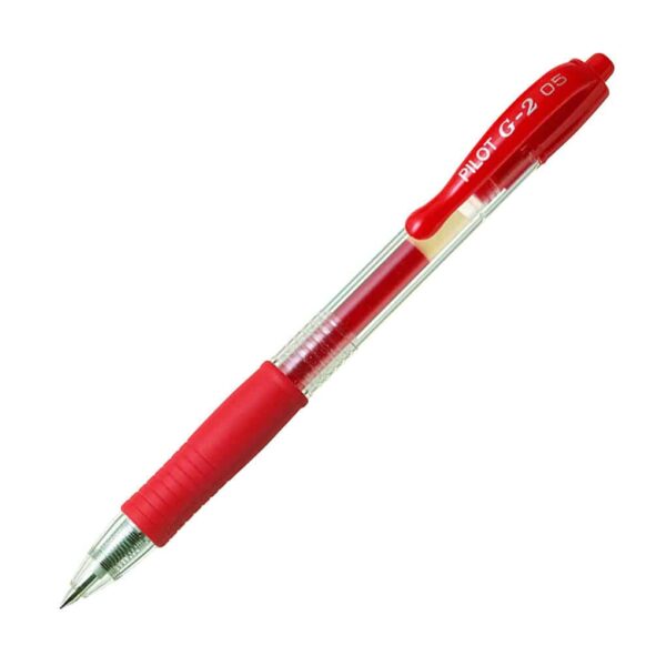Pilot Gelpen G-2 m/klik 0,5 Rød - 12 stk