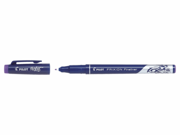 Pilot Frixion Fineliner 1,3 Udviskbar Kuglepen, 12 stk, Lilla