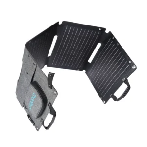 Choetech 2-port (Type-C + USB-A) Solcellepanel, 40W, sort/grå