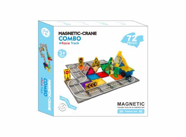 Magnetic Tiles Traffikbane, 72 dele
