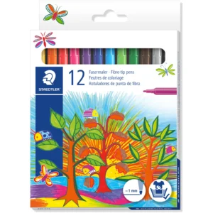 Staedtler Noris Club Fiberpen, 1 mm, 12 stk