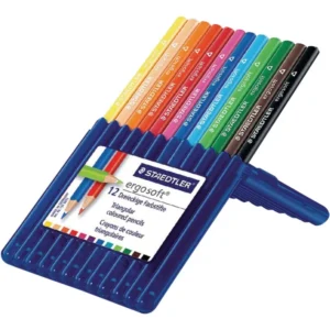Staedtler ergosoft farveblyanter, 12 stk