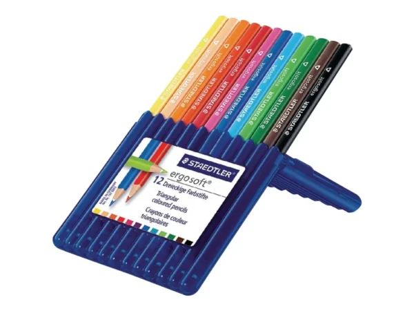 Staedtler ergosoft farveblyanter, 12 stk