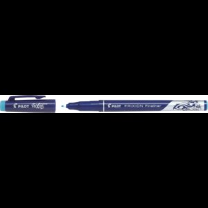 Pilot Frixion Fineliner 1,3 Udviskbar Kuglepen, 12 stk, Lyseblå