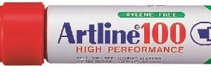 Artline Marker 100 12.0 Rød, 6 stk