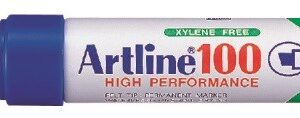Artline Marker 100 12.0 Blå, 6 stk