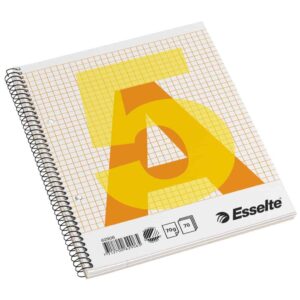 Esselte Kollegieblok 2H A5 kvadreret 70 ark 70 g -10 stk