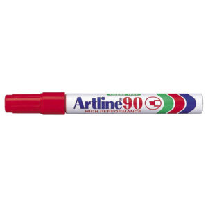 Artline Marker 90 5.0 Rød, 12 stk