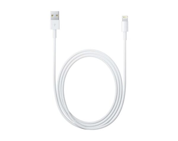 Apple Lightning til USB kabel (2m), Hvid (MD819ZM/A), Original
